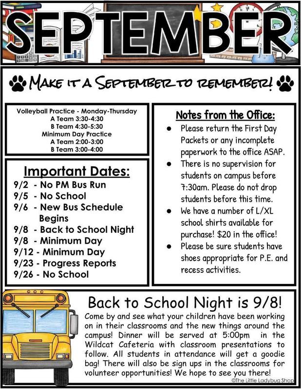 September News! Dunsmuir Elementary School